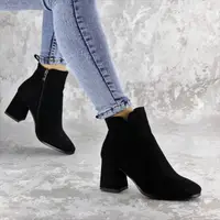 Ботильйони жіночі Fashion Hoagie 2286 36 розмір 23,5 см Чорний