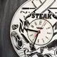 Тематические настенные часы из дерева «Steak House»