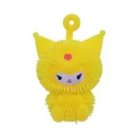 Игрушка-светяшка с петелькой аниме "Kuromi (Куроми)", 7 см, желтая