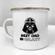 Кружка металлическая Camper Best dad in Galaxy 250 мл (KRM_23S031)