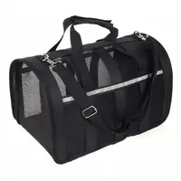Сумка перенесення для котів та собак L 49x28x27 см CosmoPet CP-46 Black