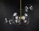 Люстра светодиодная подвесная LED светильник для квартиры на потолок лэд 26330 Бронза 50-180х51х51 см.