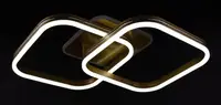 Люстра світлодіодна стельова LED світильник для квартири на стелю лед 26326 Золото 12х42х68 см.