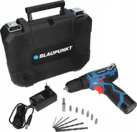 Аккумуляторная дрель-шуруповерт Blaupunkt CD3010 с литий-ионным аккумулятором 1500 мАч и крутящим моментом 30