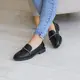 Лоферы женские Fashion Pavic 3185 41 размер 26 см Черный