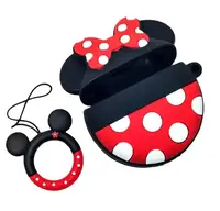 Чехол для AirPods 3 - Минни Маус (Minnie Mouse) 3D, силиконовый