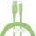 Кабель Baseus Lightning Colourful 2.4A 1.2m, Green (CALDC-06)