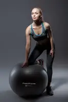 М'яч для фітнесу (фітбол) Power System PS-4012 Ø65 cm PRO Gymball Black