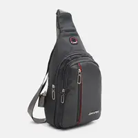 Чоловічий рюкзак через плече Monsen C1sa9903gr-gray