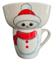 Дитячий набір посуду Limited Edition Snowman YF6040 2 предмети