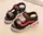 Босоножки детские Vans Sport черные с красным розмір 30