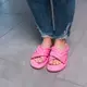 Шлепанцы женские Fashion June 3622 41 размер 26 см Розовый