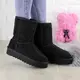 Женские замшевые угги с камнями Fashion Teaser 1332 36 размер 23 см Черный