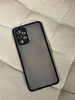 Чохол матовий для Samsung Galaxy A72 - Goospery Matte Case, Чорний (Камера закрита)