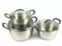 Набор кастрюль Best Seller LB-1891 6 предметов серебристый