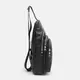 Мужской кожаный рюкзак Keizer K11613bl-black