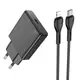 Адаптер сетевой HOCO Type-c to Lightning Delgado single port charger N37 |Type-C, 20W/3A, PD/QC|