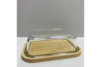 Блюдо з кришкою прямокутне Olens Бамбук 102-630 23,7х18,2х7,8 см