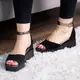 Женские босоножки Fashion Diesel 2901 37 размер 24 см Черный