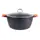 Кастрюля с крышкой Bohmann BH-7350-40-MRB 40 см 17.5 л серая