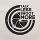 Экосумка "Talk less, shoot more", Бежевый, английский