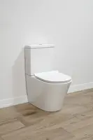 Унітаз підлоговий безобідковий  MODERN  із сидінням Soft Close DP, 610*370*800