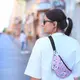 Сумка-бананка Bumbag унисекс на пояс и через плечо Панда 27x16 см