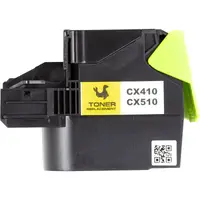 Картридж PowerPlant Lexmark CX310/CX410/CX510 YL (с чипом)