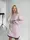 Теплое платье AO095 Пудровое Oversize XL-3XL