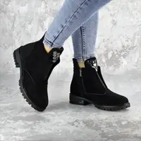 Жіночі зимові черевики Fashion Tutti 1341 37 розмір 23,5 см Чорний