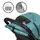 Коляска книжка прогулочная детская легкая для малышей Kidwell COLMER Royal Green / Коляски для детей