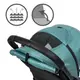 Коляска книжка прогулочная детская легкая для малышей Kidwell COLMER Royal Green / Коляски для детей