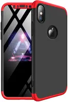 Чехол-накладка GKK 3 in 1 Hard PC Case Apple iPhone X Red/Black