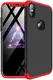 Чехол-накладка GKK 3 in 1 Hard PC Case Apple iPhone X Red/Black