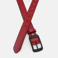Жіночий ремінь шкіряний Borsa Leather CV1ZK-001r-red