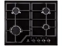 Газова варильна поверхня Electrolux GPE263MB чорна