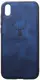 Чехол-накладка TOTO Deer Shell With Leather Effect Case Huawei Y5 2019 Dark Blue