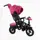 Велосипед 3-х колісний дитячий, Best Trike, надувні колеса, фара музична, з USB, пульт. Pink (164866)