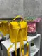 Желтая - сумка-рюкзак - два отделения - стильная и молодежная модель Lady Bags с множеством карманов (0512)