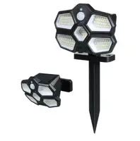 Вуличний світильник Solar Induction Lamp SH-580A • LED ліхтар із сонячною панеллю та датчиком руху