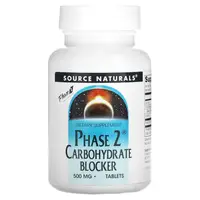 Натуральная добавка Source Naturals Phase 2 Carbohydrate Blocker, 30 таблеток