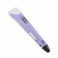 3D ручка для малювання з екраном 3д Ручка Pen2 з LCD дисплеєм Фіолетова Польща