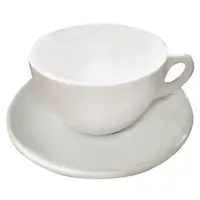 Чашка с блюдцем SNT 13641-05-00 300 мл белая