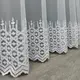 Готовая тюль (3х2,7м.) "Грек-сетка" с вышивкой. Цвет белый. Код 1492т 40-226