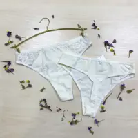 Bella стринги женские молочные 1шт Oro XL
