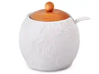Сахарница с бамбуковой крышкой Lefard 944-002 9х9х11 см