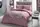 Турецкое Постельное белье TAC Romy Pink Сатин 200х220см