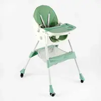 Стульчик для кормления Toti FR-440 съемный столик опускная спинка. White and Green (148791)