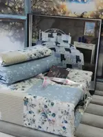 Полуторное Постельное белье Фланель Belizza Plaid Blue 160х220см