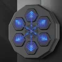 Интерактивная настенная мишень для бокса 40×40×7,5 см с Bluetooth и подсветкой ударных зон
